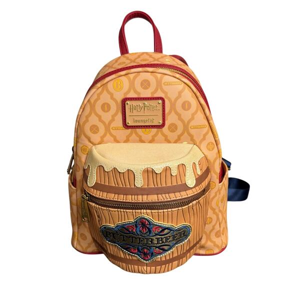 Loungefly Harry Potter ButterBeer Mini Backpack Bag NWT Box Lunch Exclusive main image 7